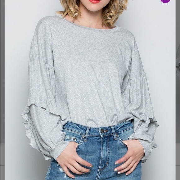 Womens Flare/Frill Designed Top - Picture 1 of 11